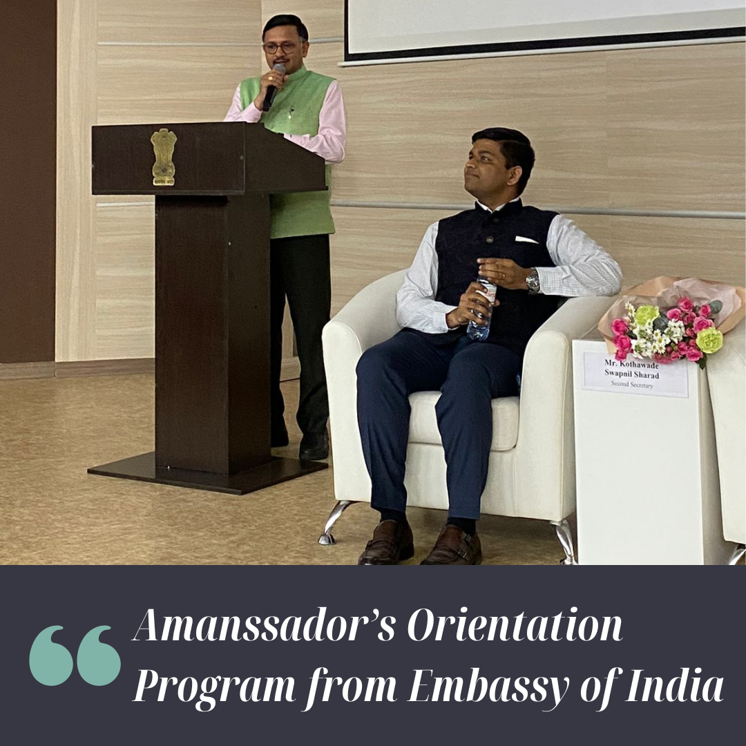 Orientation program from the Embassy of India